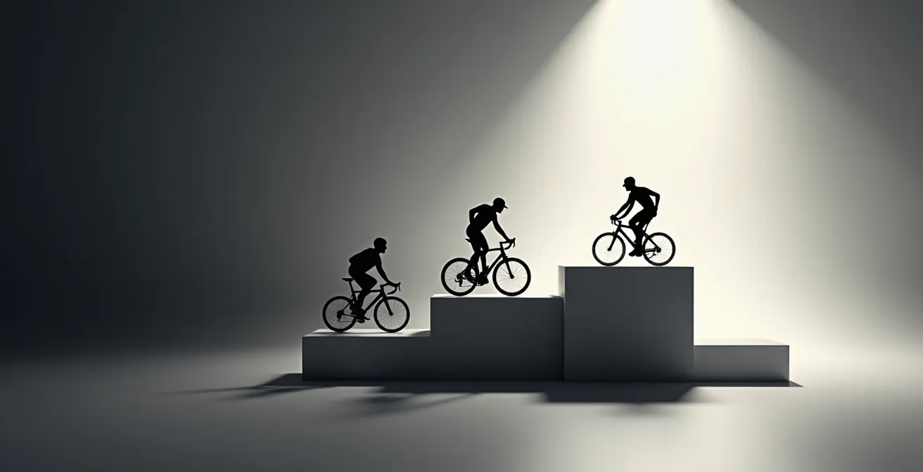 Visuelle Darstellung einer Relevanz-Matrix für verschiedene Leistungsparameter bei unterschiedlichen Sportlerprofilen