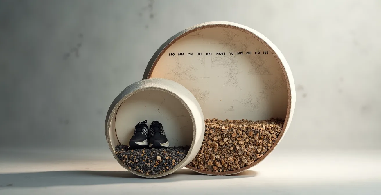 Visuelle Darstellung der drei Trainingszyklen für Marathonvorbereitung