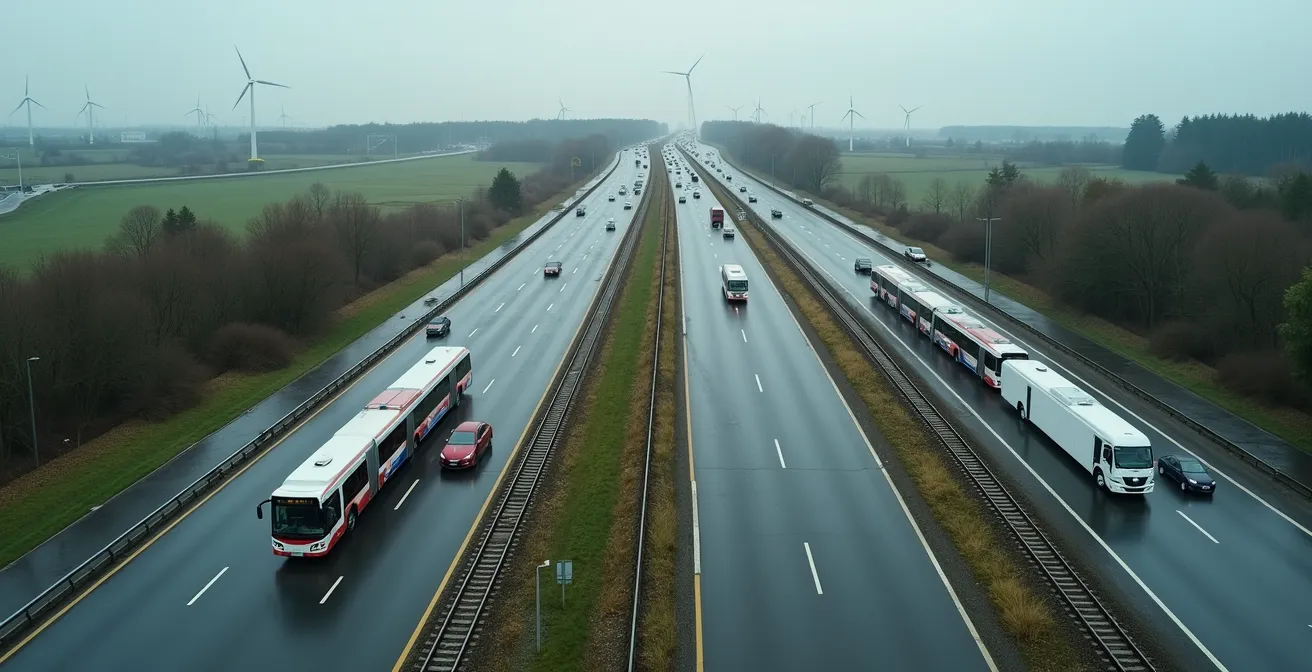 Vergleich verschiedener Verkehrsmittel und deren CO2-Emissionen im Sport